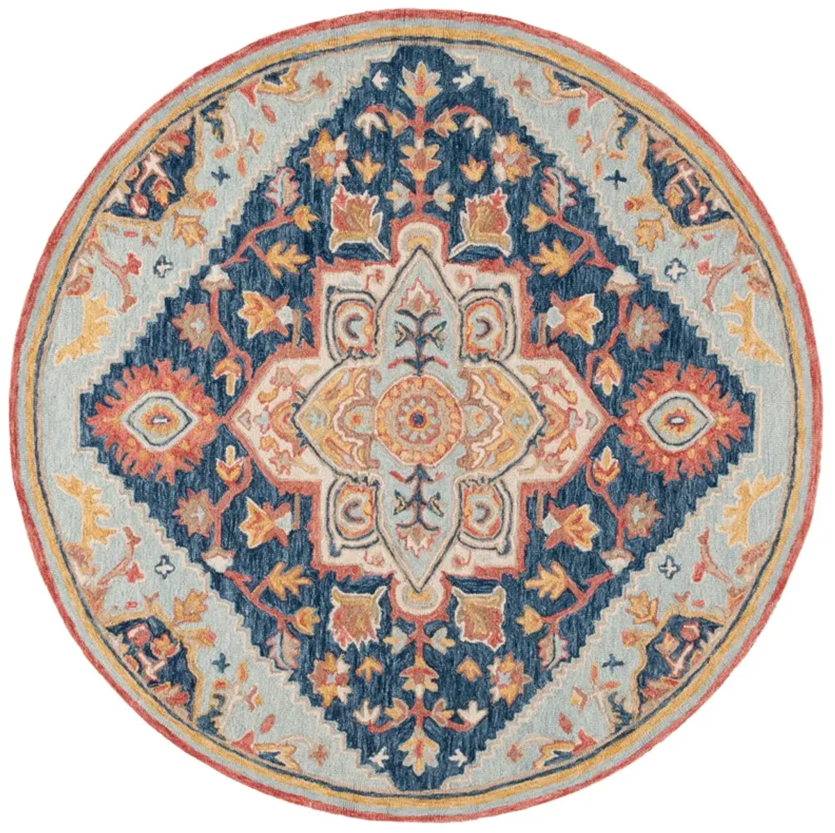METRO Hand Tufted 6' x 6' Round area rug