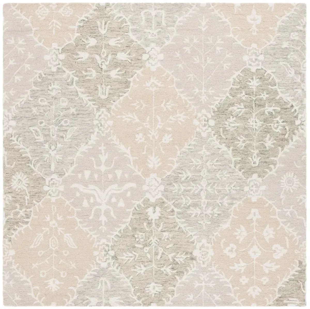 EBONY Hand Tufted 6' x 6' Square area rug