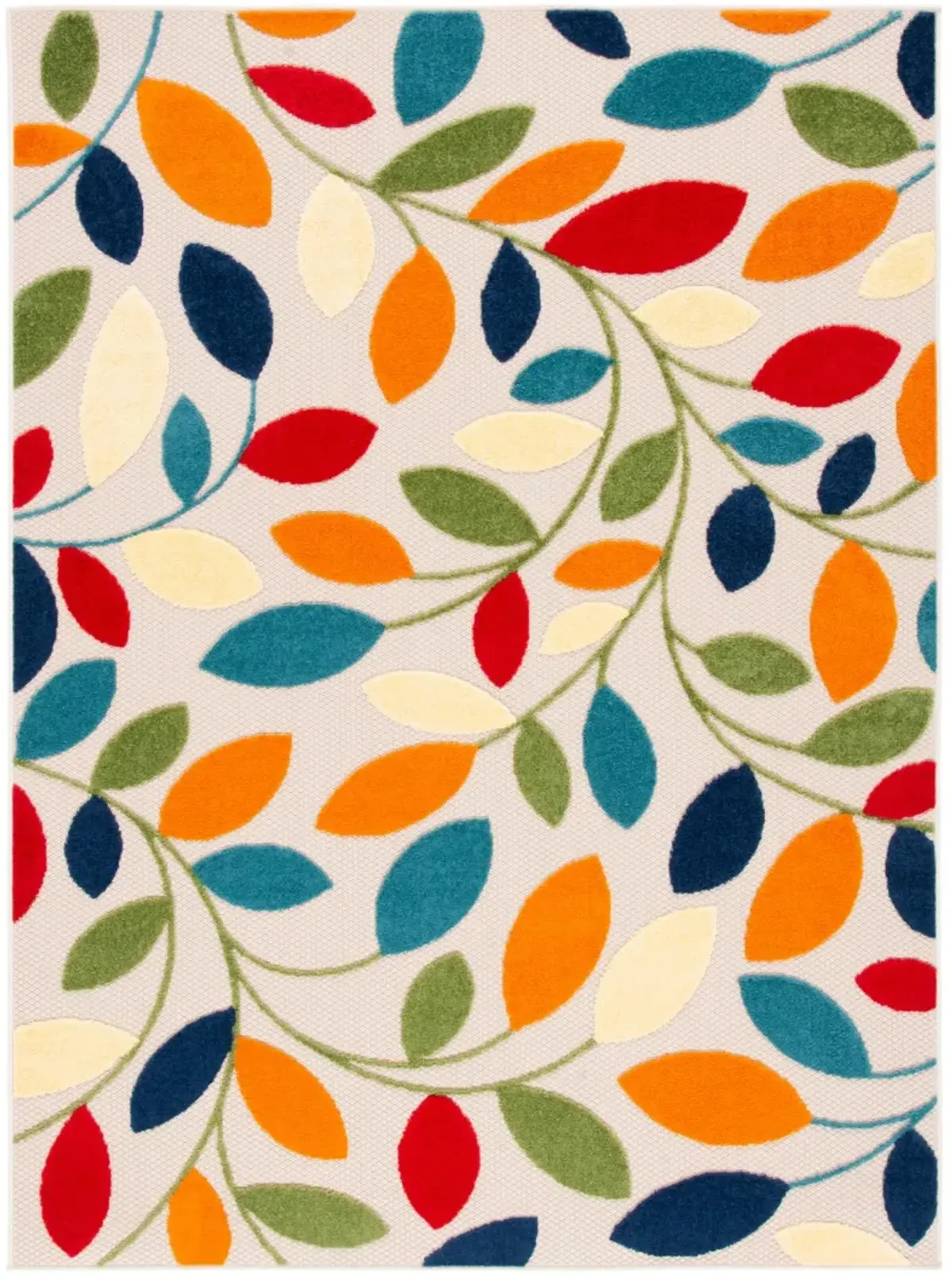 CABANA 369 IVORY  2'-2' x 5' Accent Rug