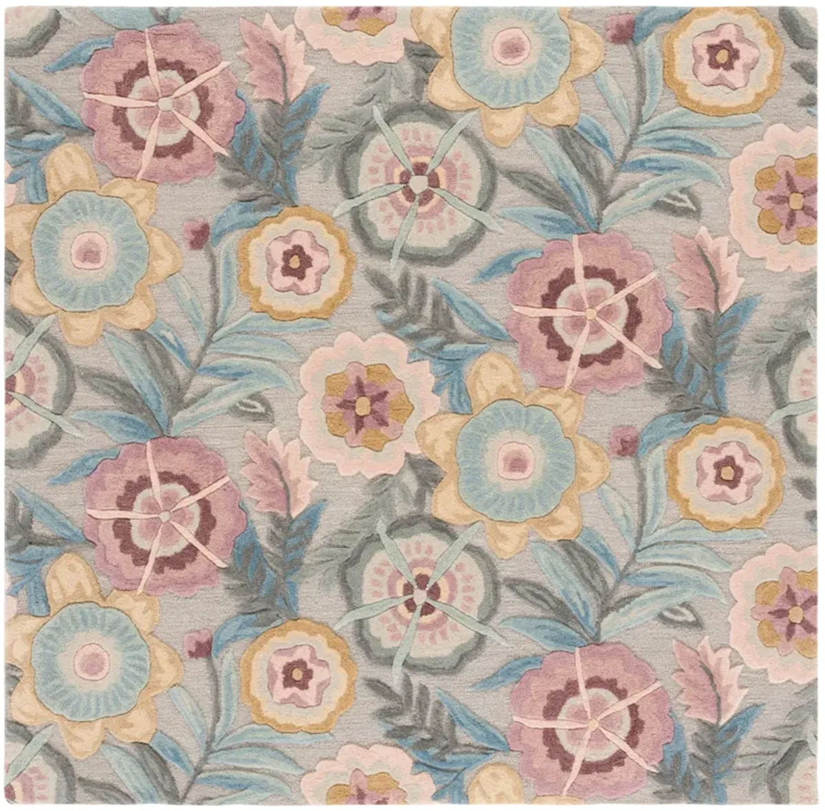 BELLAGIO Hand Tufted 6' x 6' Square area rug