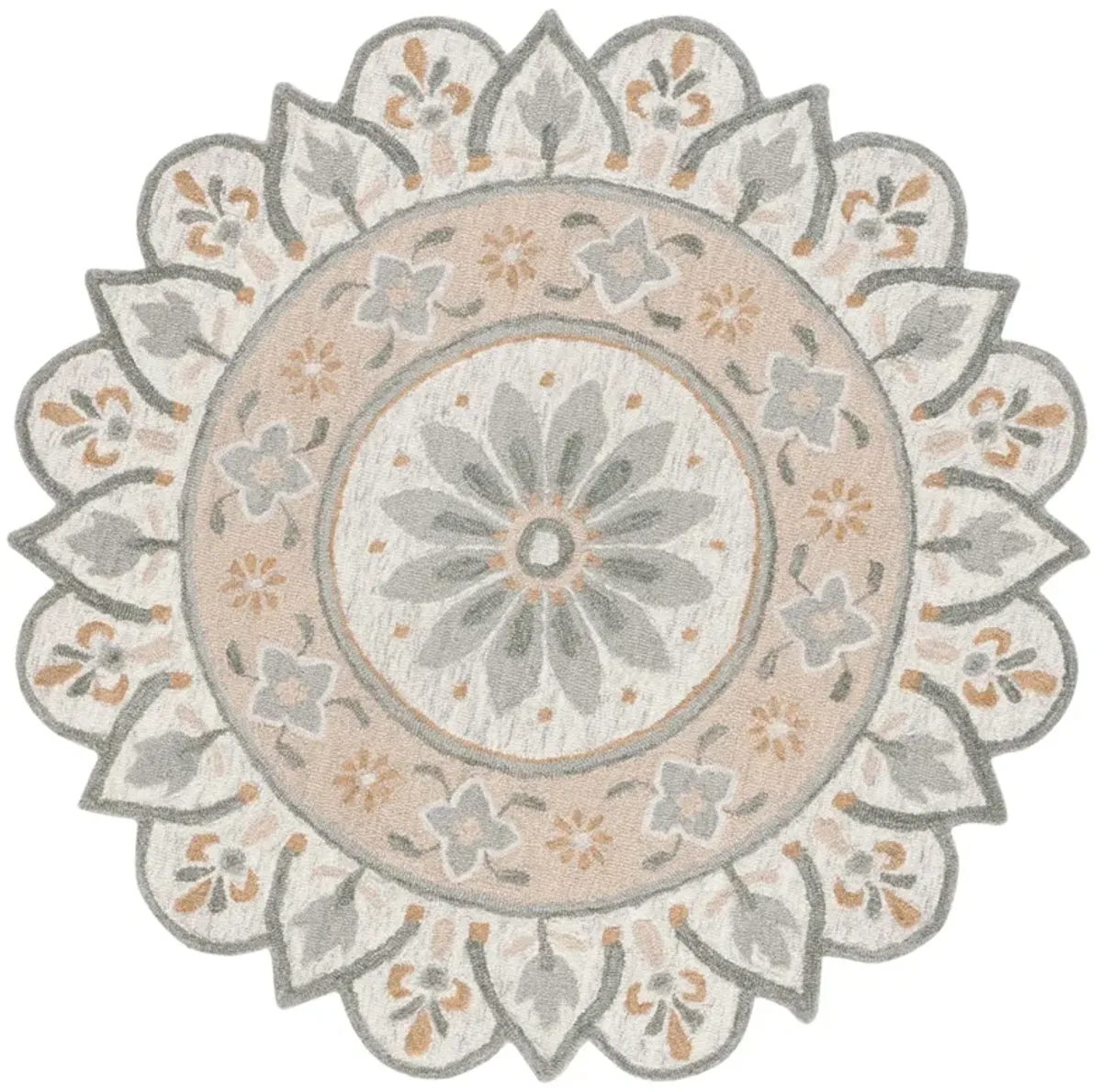 NOVELTY Hand Tufted 5' x 5' Round area rug