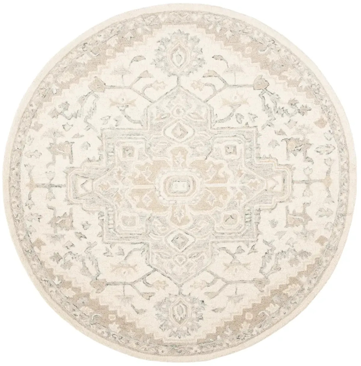 MICRO-LOOP Hand Tufted 11' x 11' Round area rug