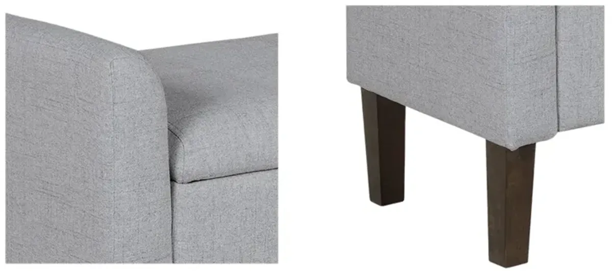 Flip-top Upholstered Storage Bench