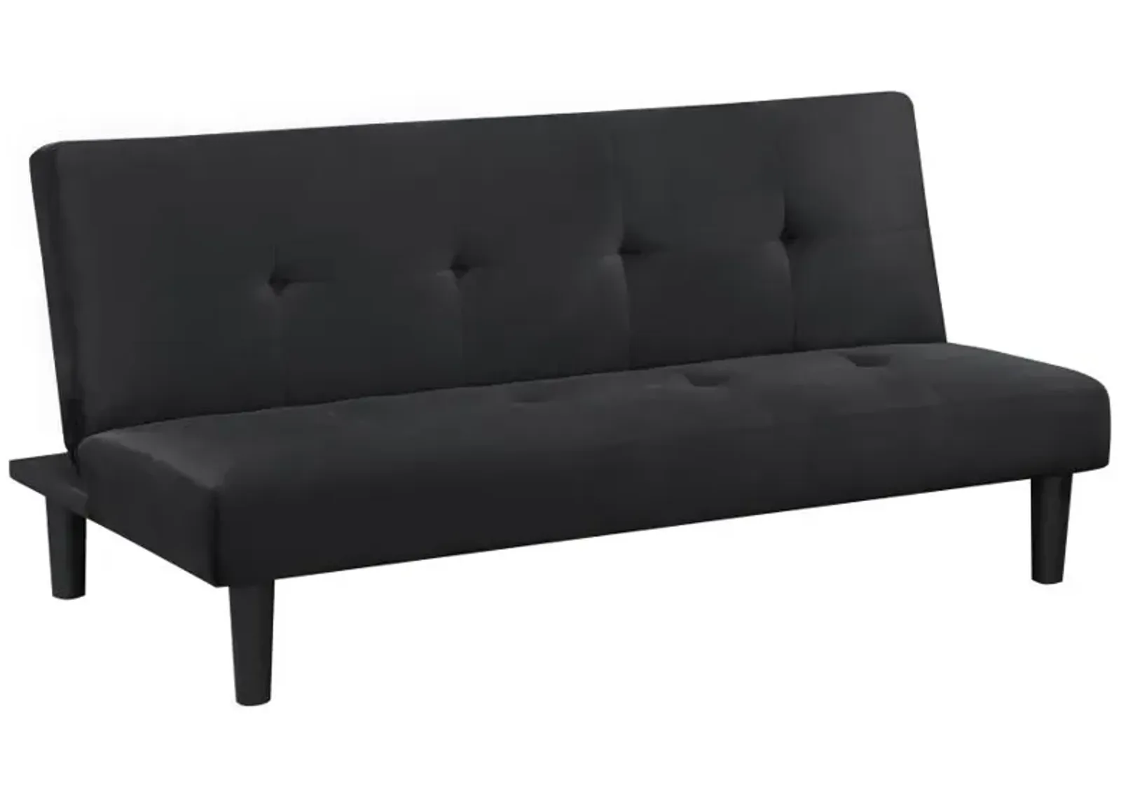 Stanford Multipurpose Upholstered Tufted Convertible Sofa Bed Black