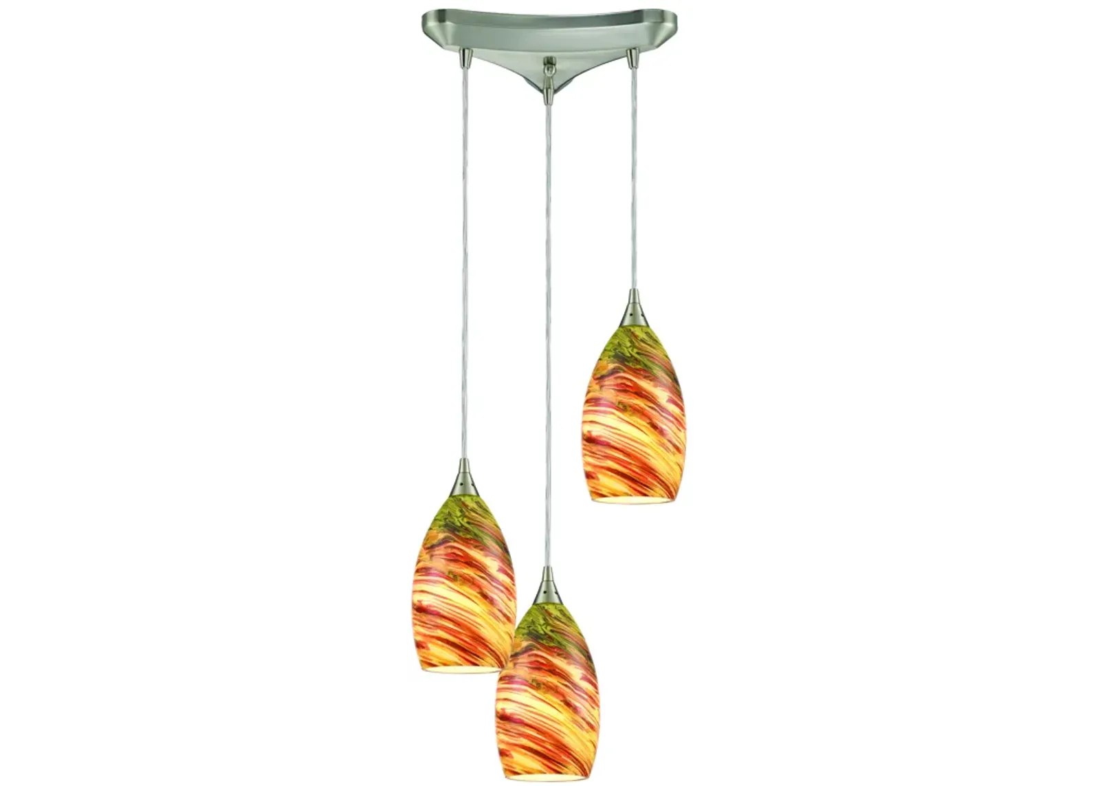 Collanino Configurable Multi Pendant - Satin Nickel