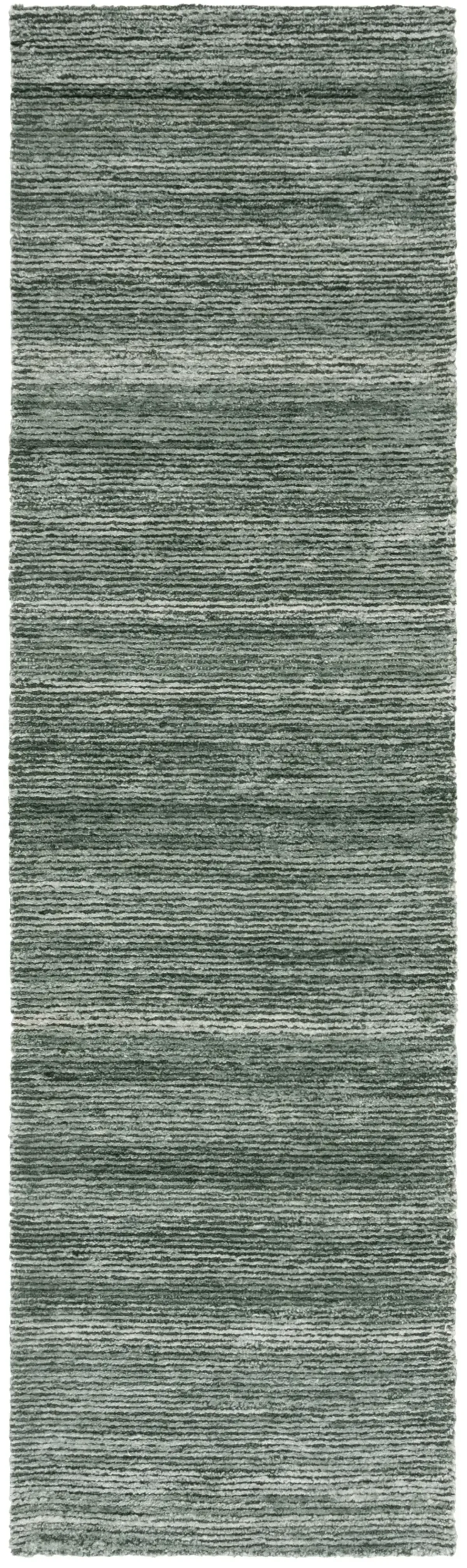 MIRAGE 757 GREEN 2'-3' x 8' Runner Rug