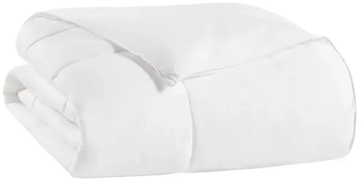 Sleep Philosophy Year Round Warmth White Cotton Down Alternative Featherless Comforter