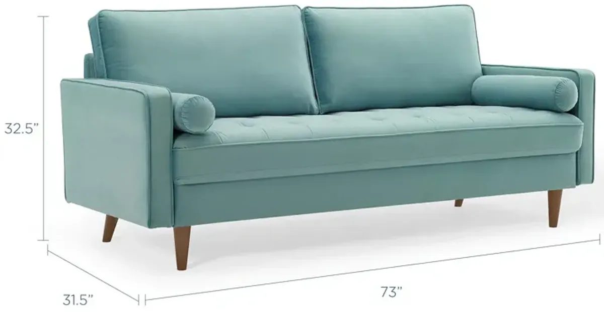 Valour Performance Velvet Sofa