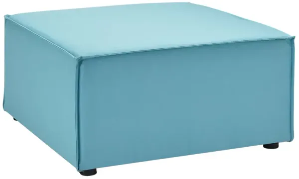 Saybrook Outdoor Patio Upholstered Sectional Sofa Ottoman