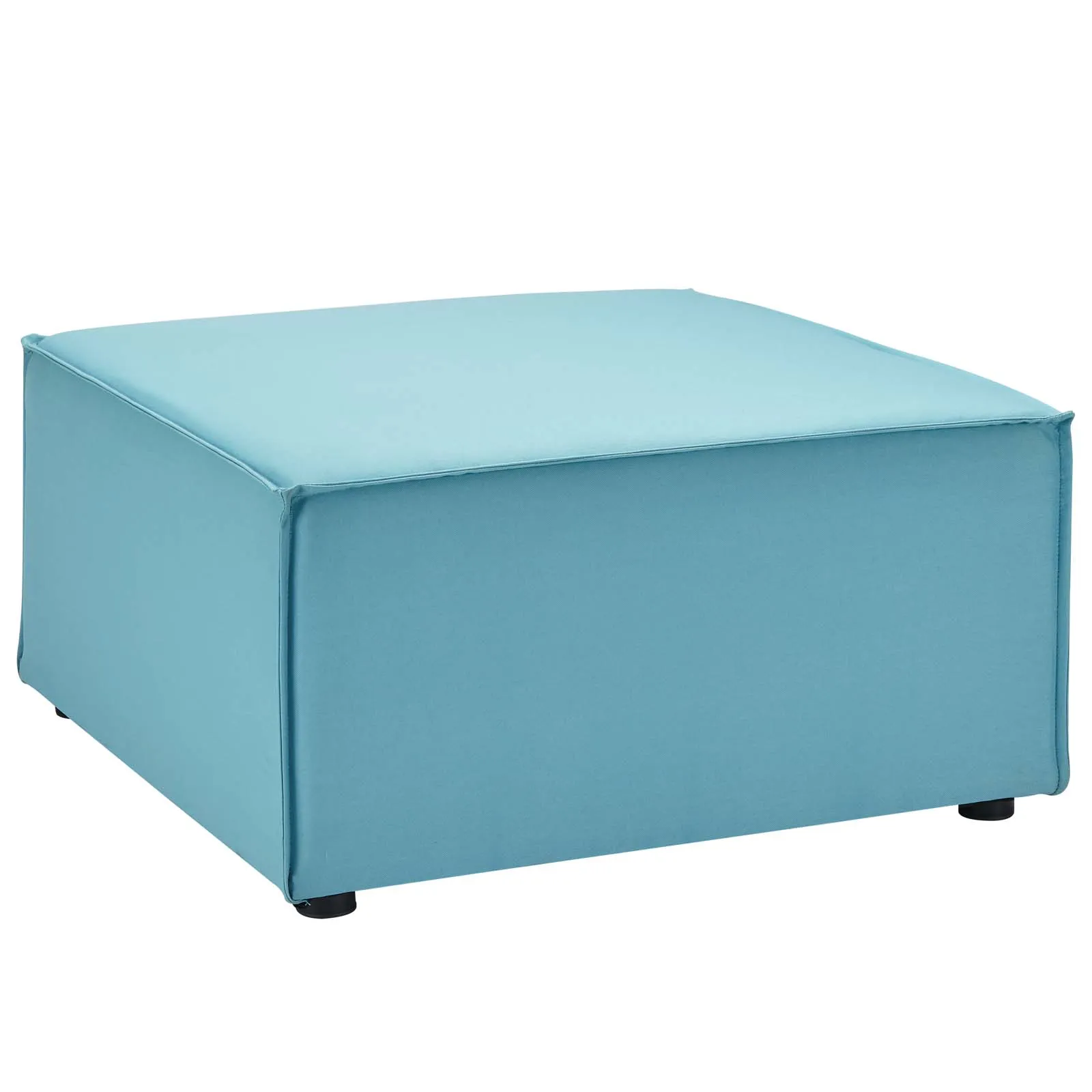 Saybrook Outdoor Patio Upholstered Sectional Sofa Ottoman