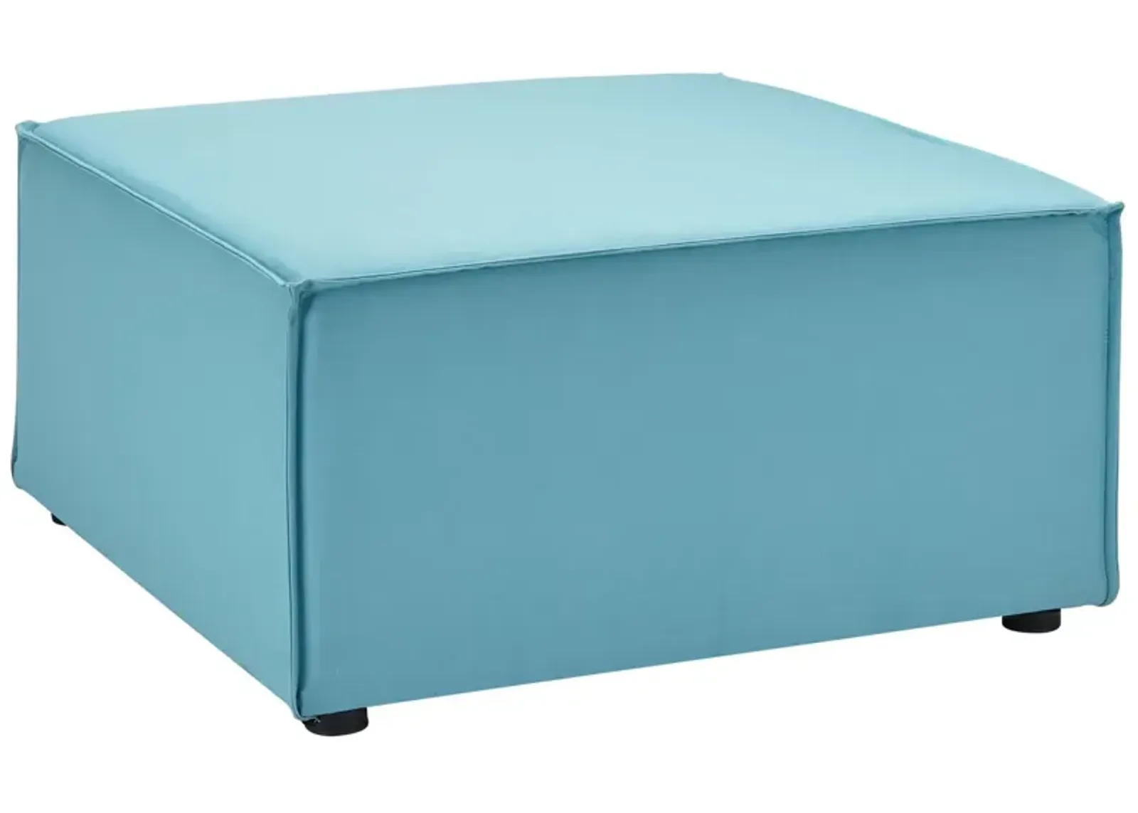 Saybrook Outdoor Patio Upholstered Sectional Sofa Ottoman