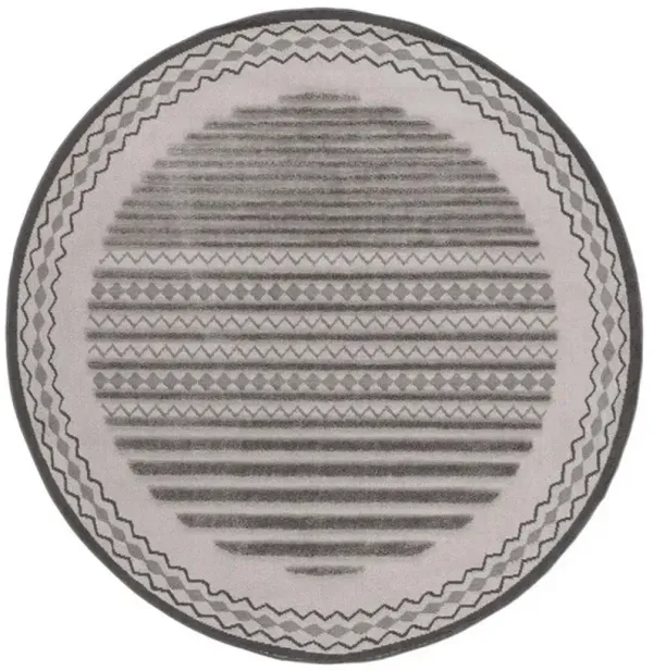 URBAN 214 Grey  6'-7' X 6'-7' Round Round Rug