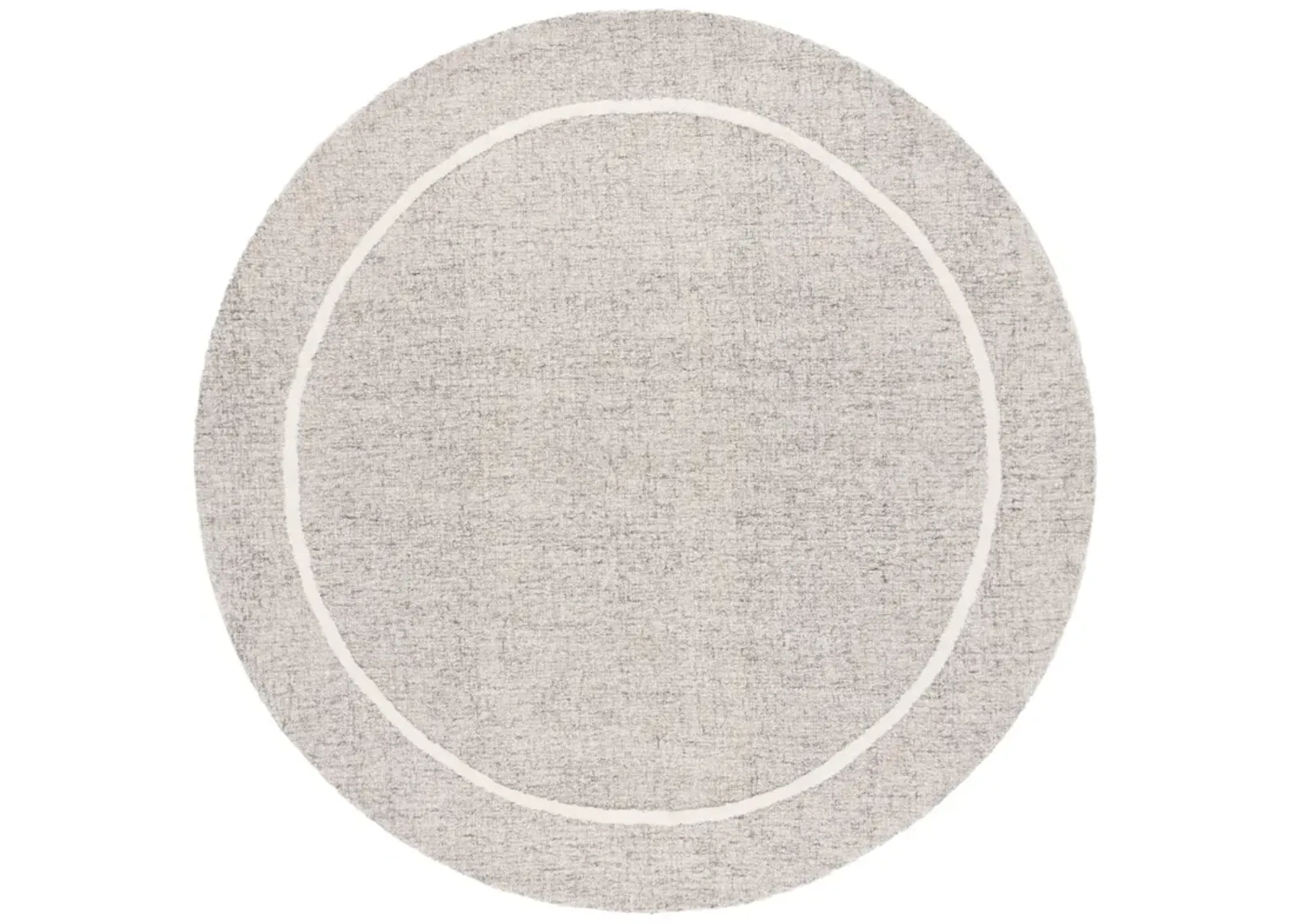 EBONY 364 GREY  6' x 6' Round Round Rug