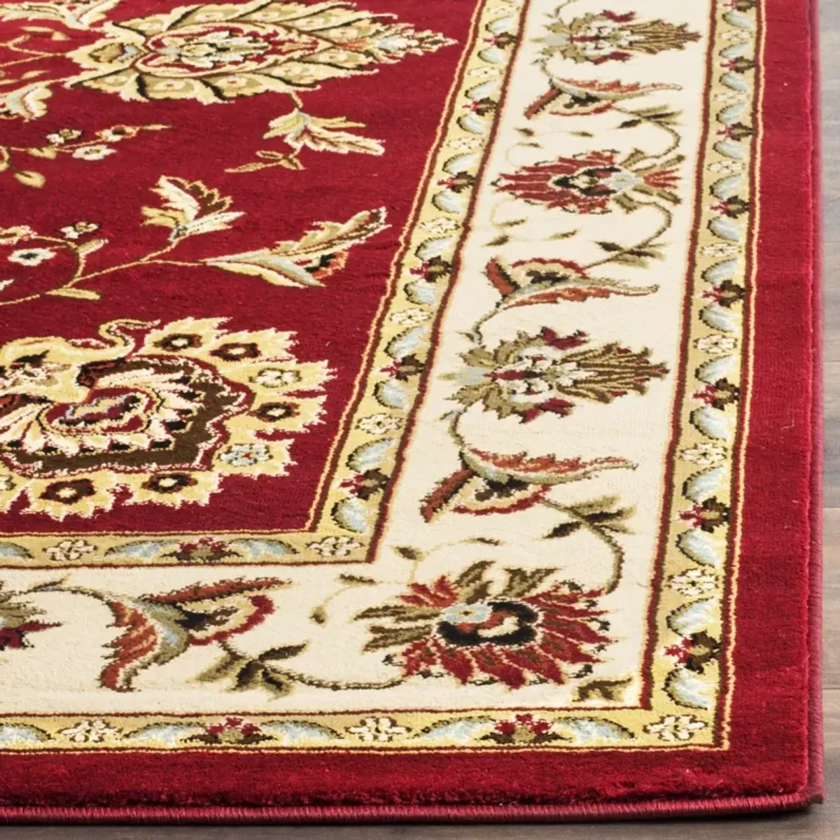 LNH555 RED  2'-3' x 10' Runner Rug