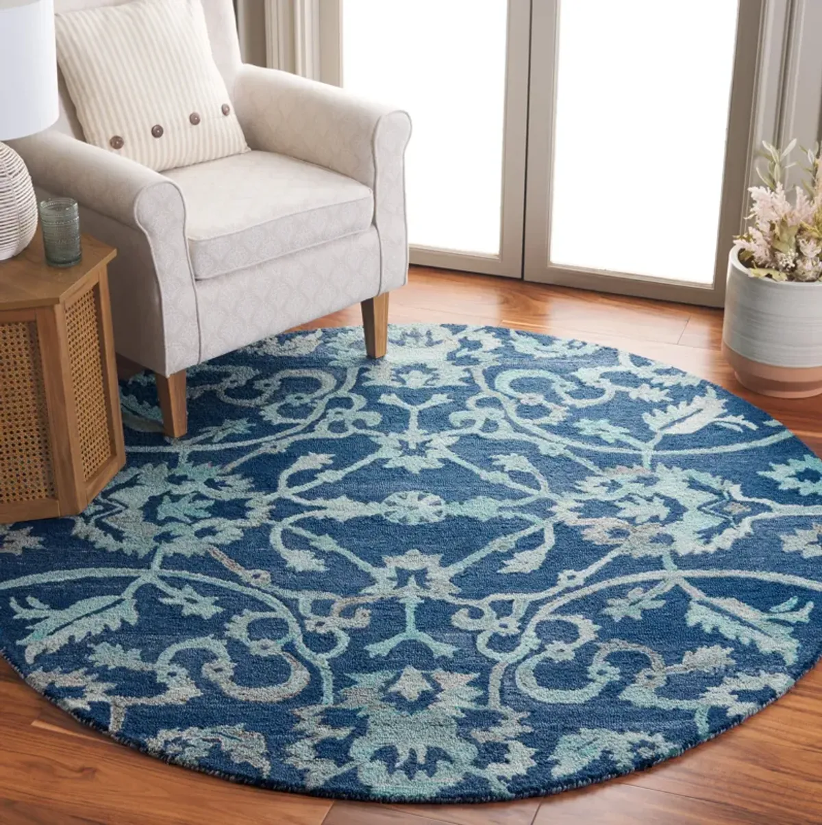 ANATOLIA Hand Tufted 6' x 6' Round area rug