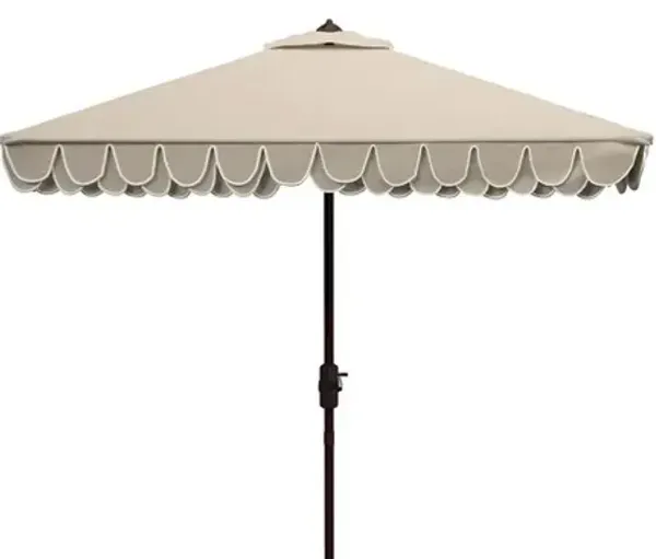 Elegant Valance 7.5 Ft Square Umbrella