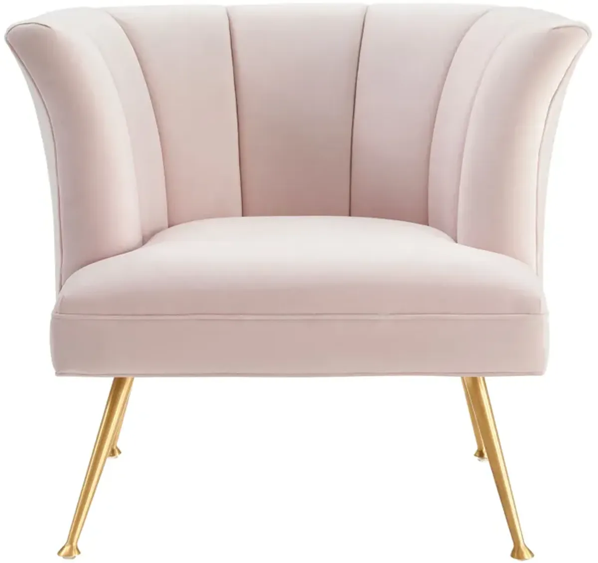 Veronica Channel Tufted Performance Velvet Armchair