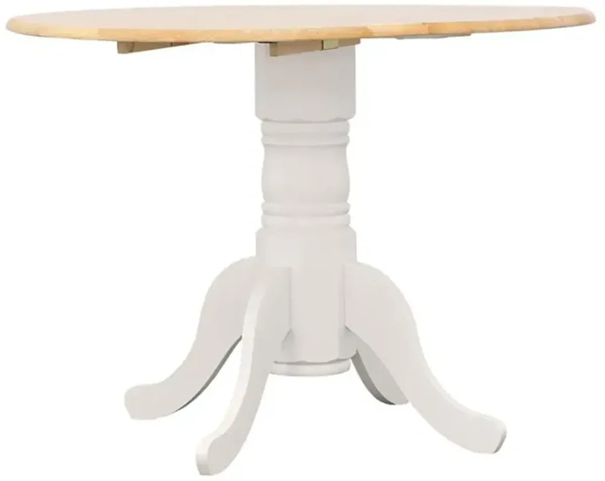 Jazlyn Drop Leaf Round Dining Table