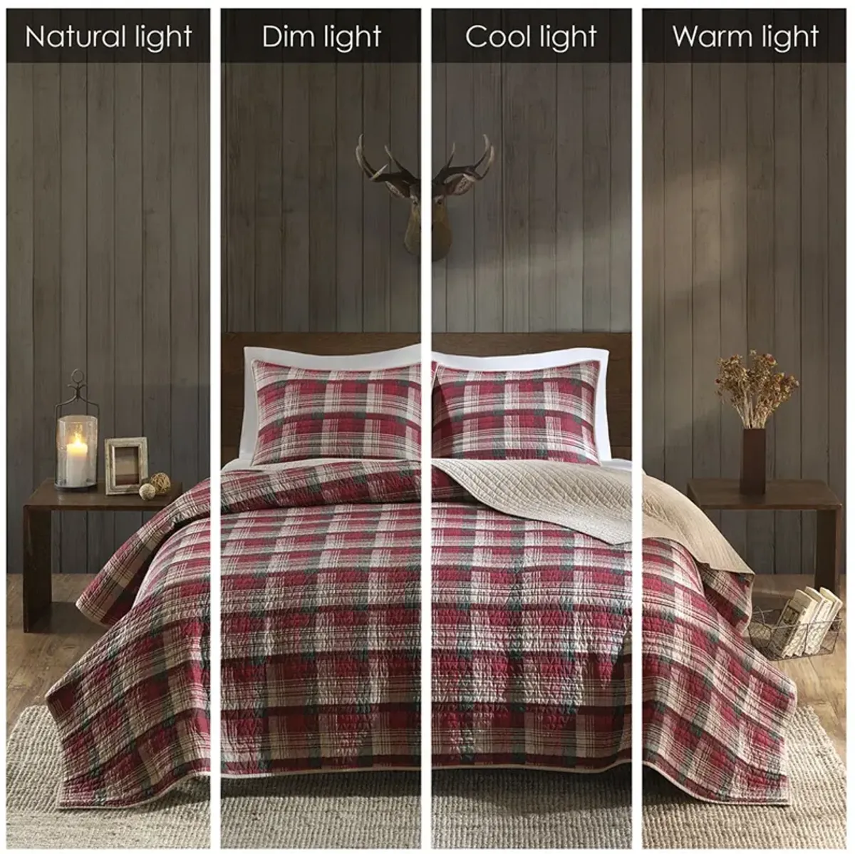 Woolrich Tasha Red Quilt Mini Set