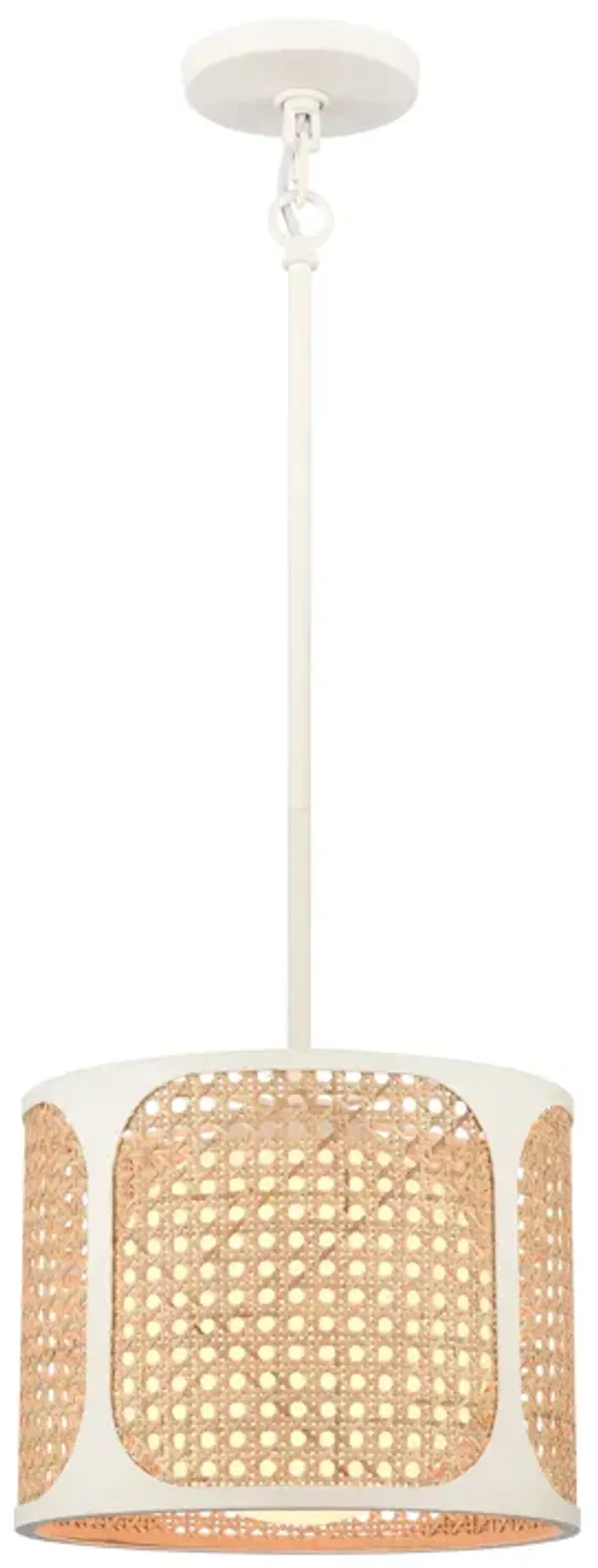Coastal Breeze 11" Wide 1-Light Pendant - White Coral