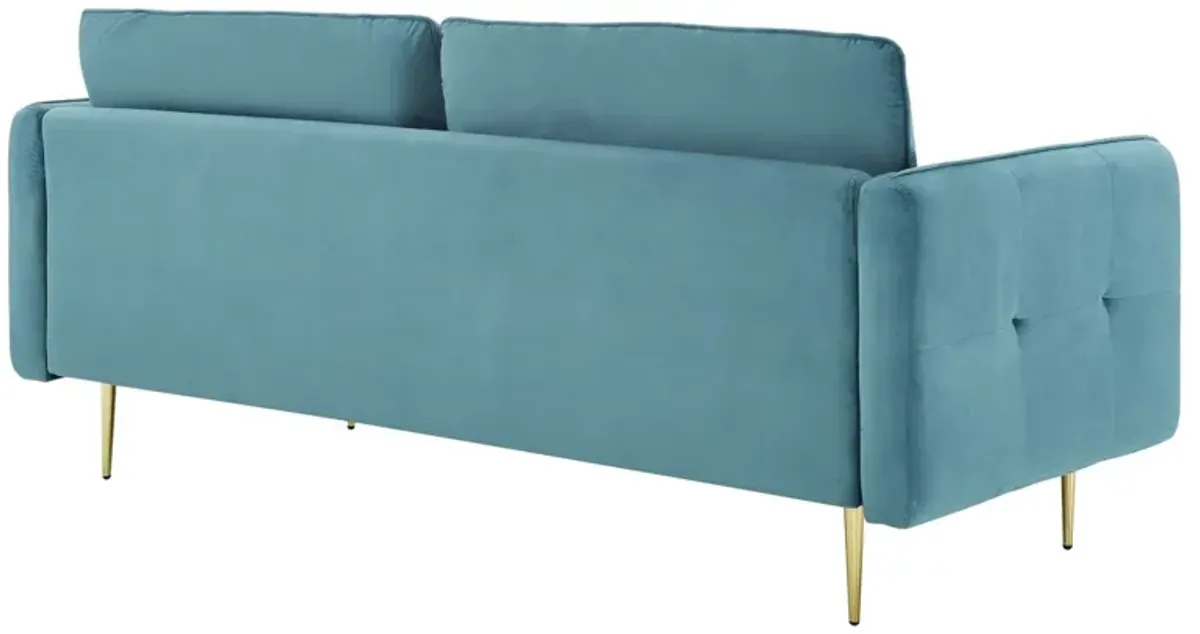 Cameron Tufted Performance Velvet Sofa