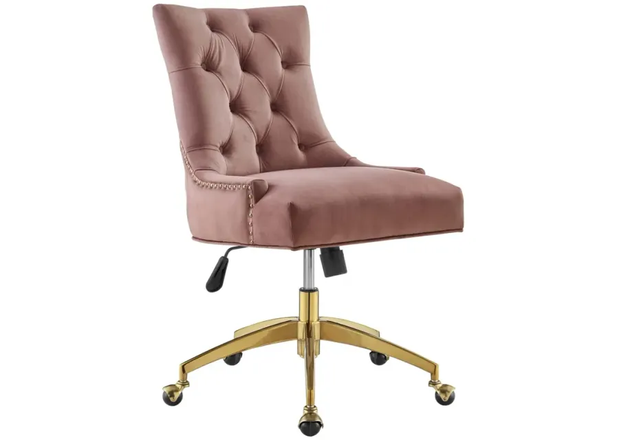 Regent Tufted Performance Velvet Office Chair