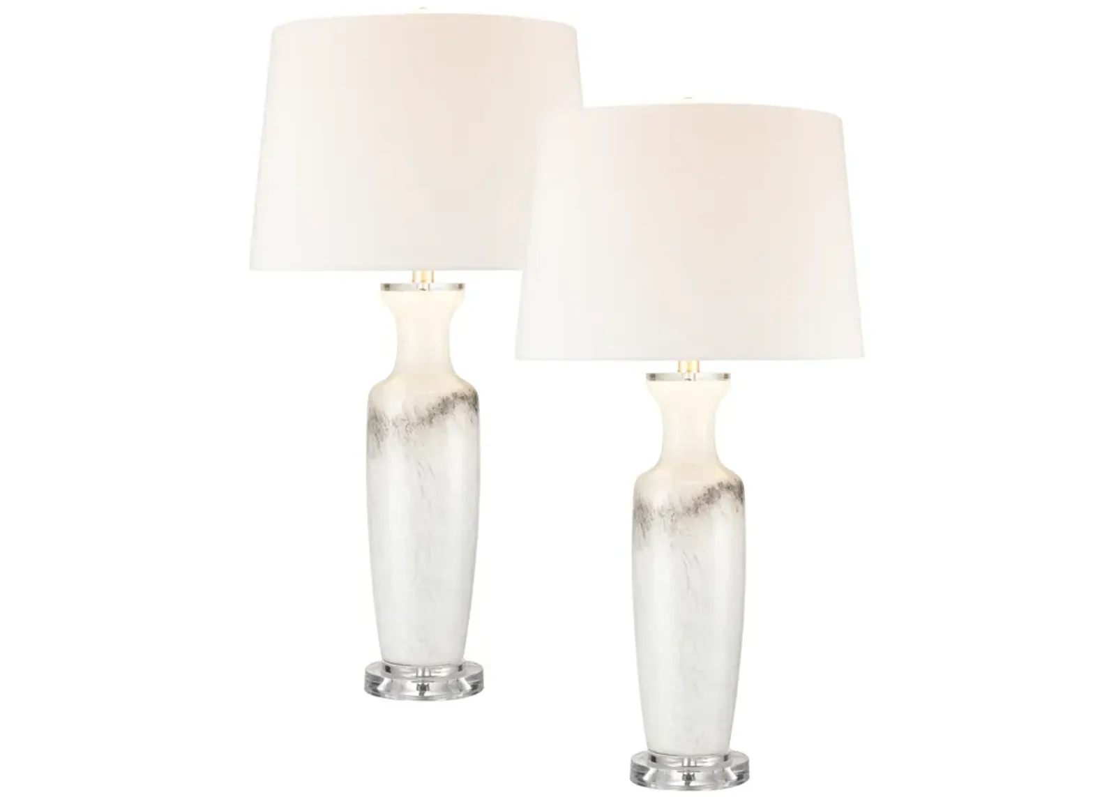 Abilene Table Lamp - Set of 2 White