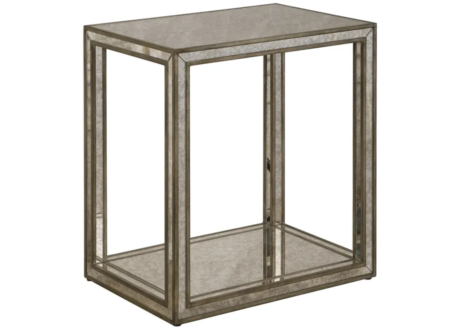 Julie Mirrored End Table