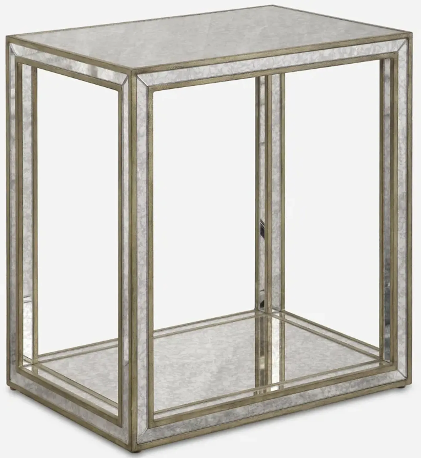 Julie Mirrored End Table