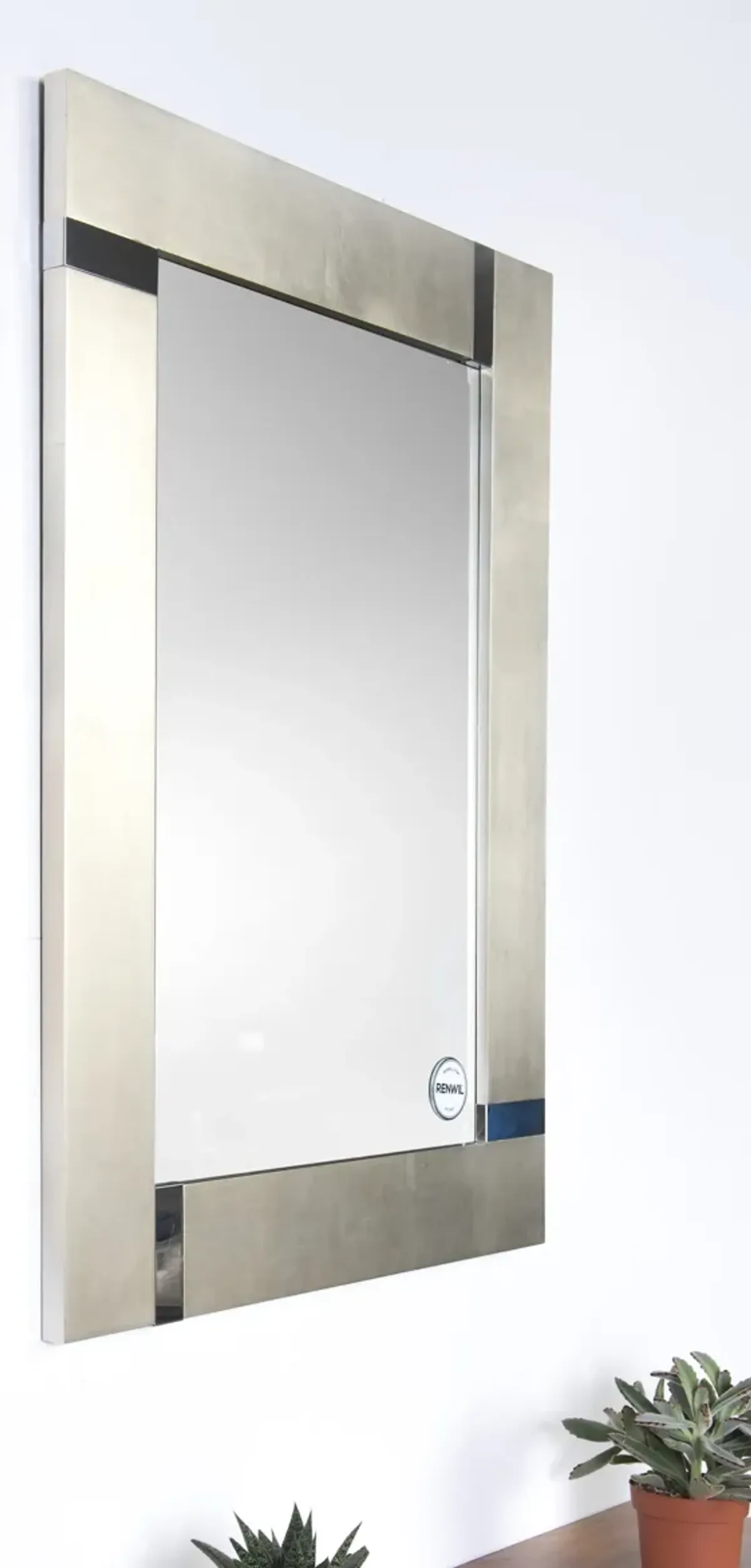 Capiz Silver Mdf Wall Mirror