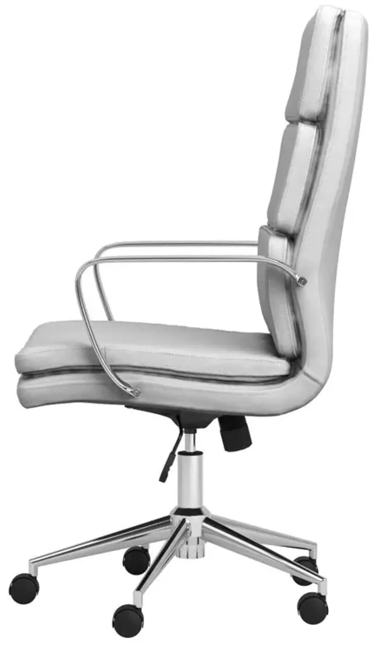 Adamstown High Back Upholstered Office Chair White