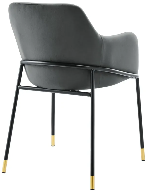 Jovi Performance Velvet Dining Armchair