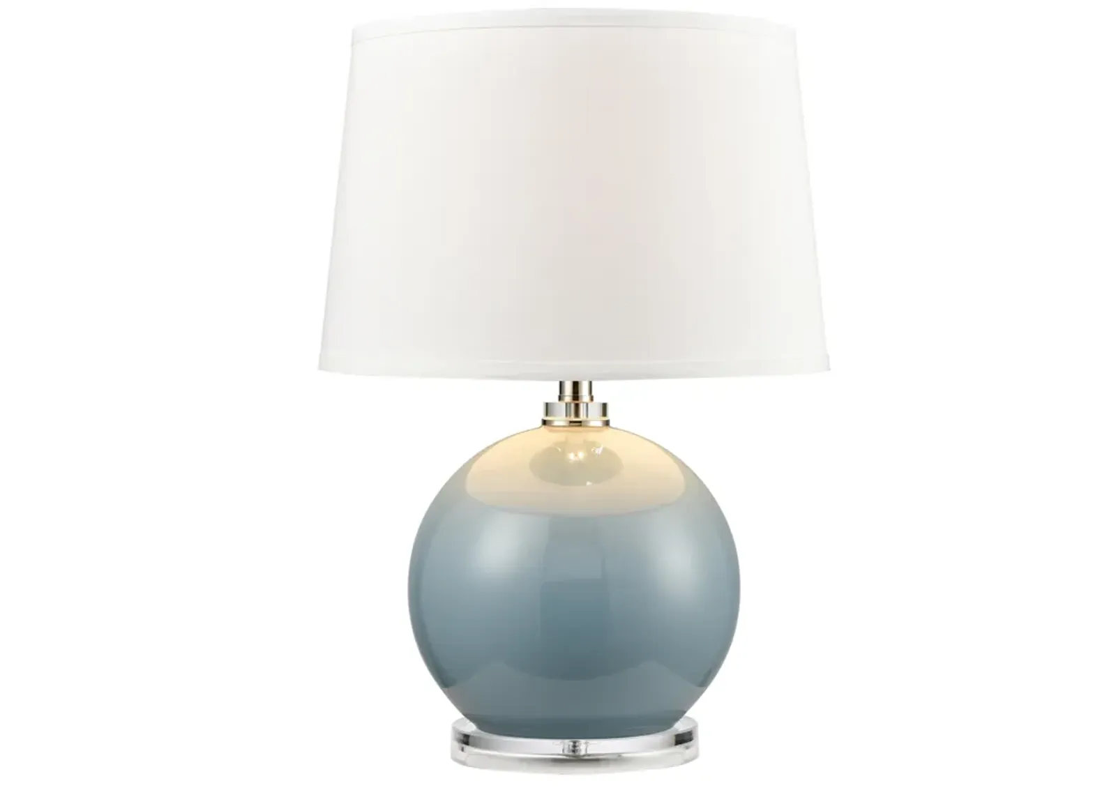 Culland 22'' High 1-Light Table Lamp - Blue - Includes LED Bulb