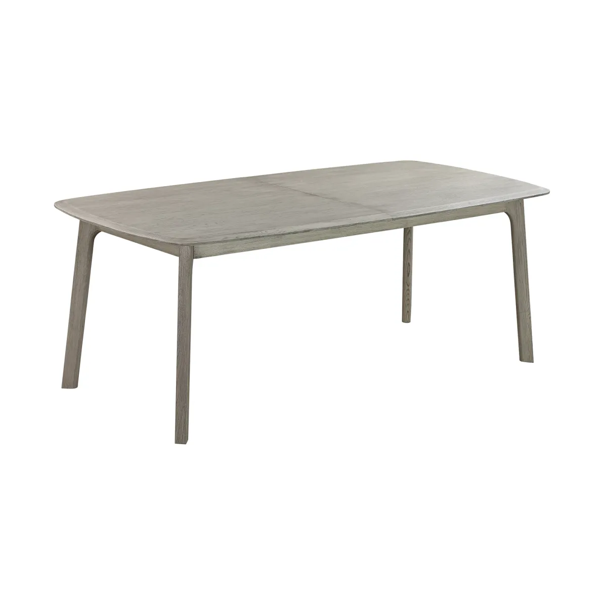 Holland Extendable Rectangle 98" Dining Table in Gray Oak