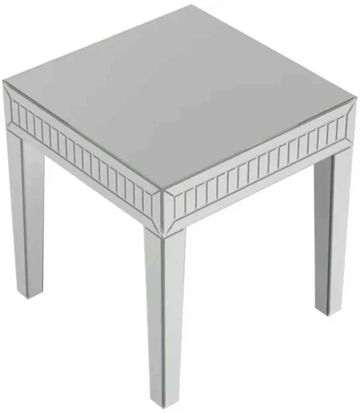 Whitfield Square End Table Silver