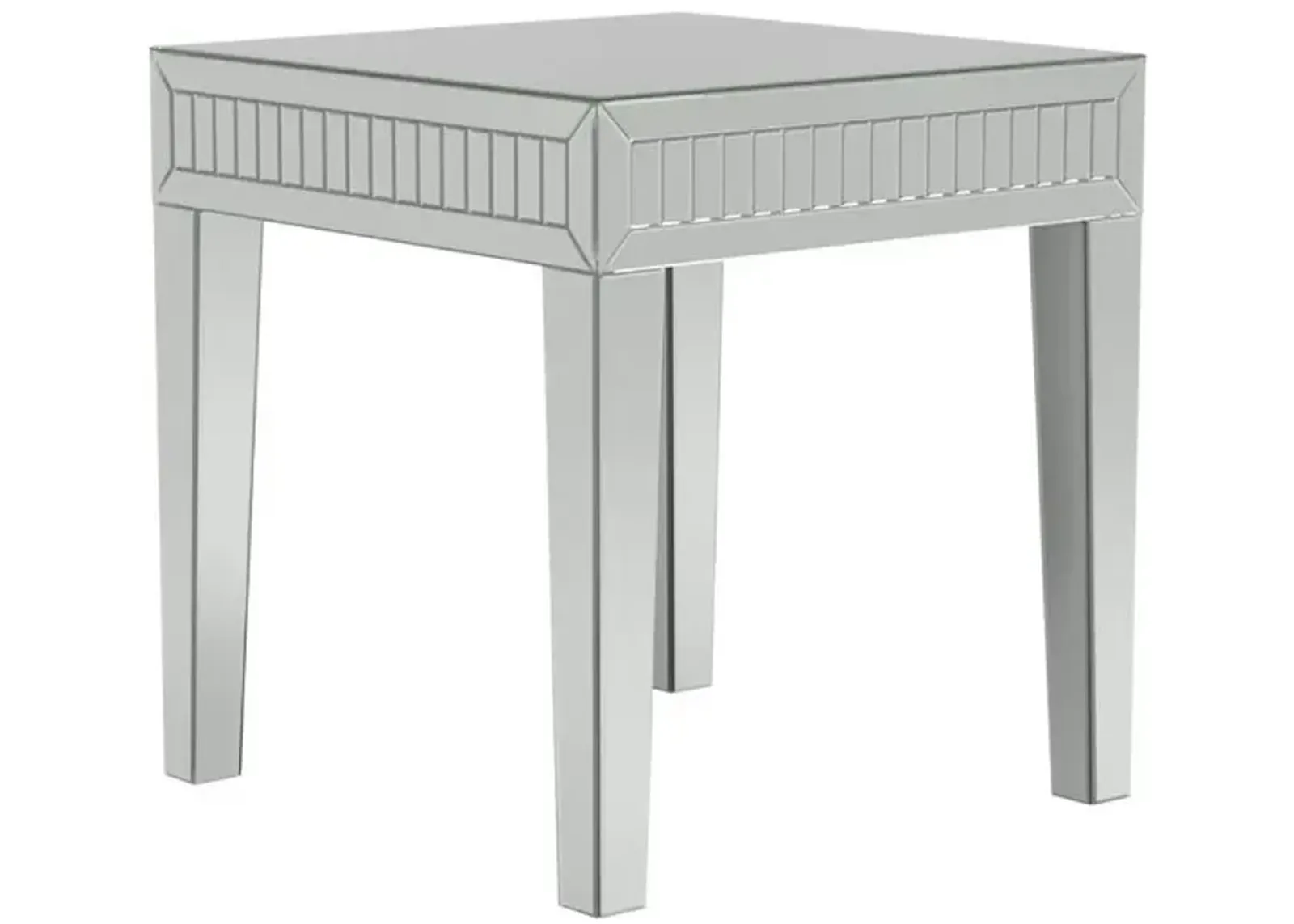 Whitfield Square End Table Silver