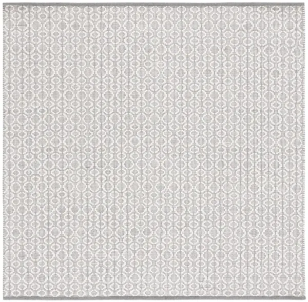 VERMONT 905 GREY  6' x 6' Square Square Rug