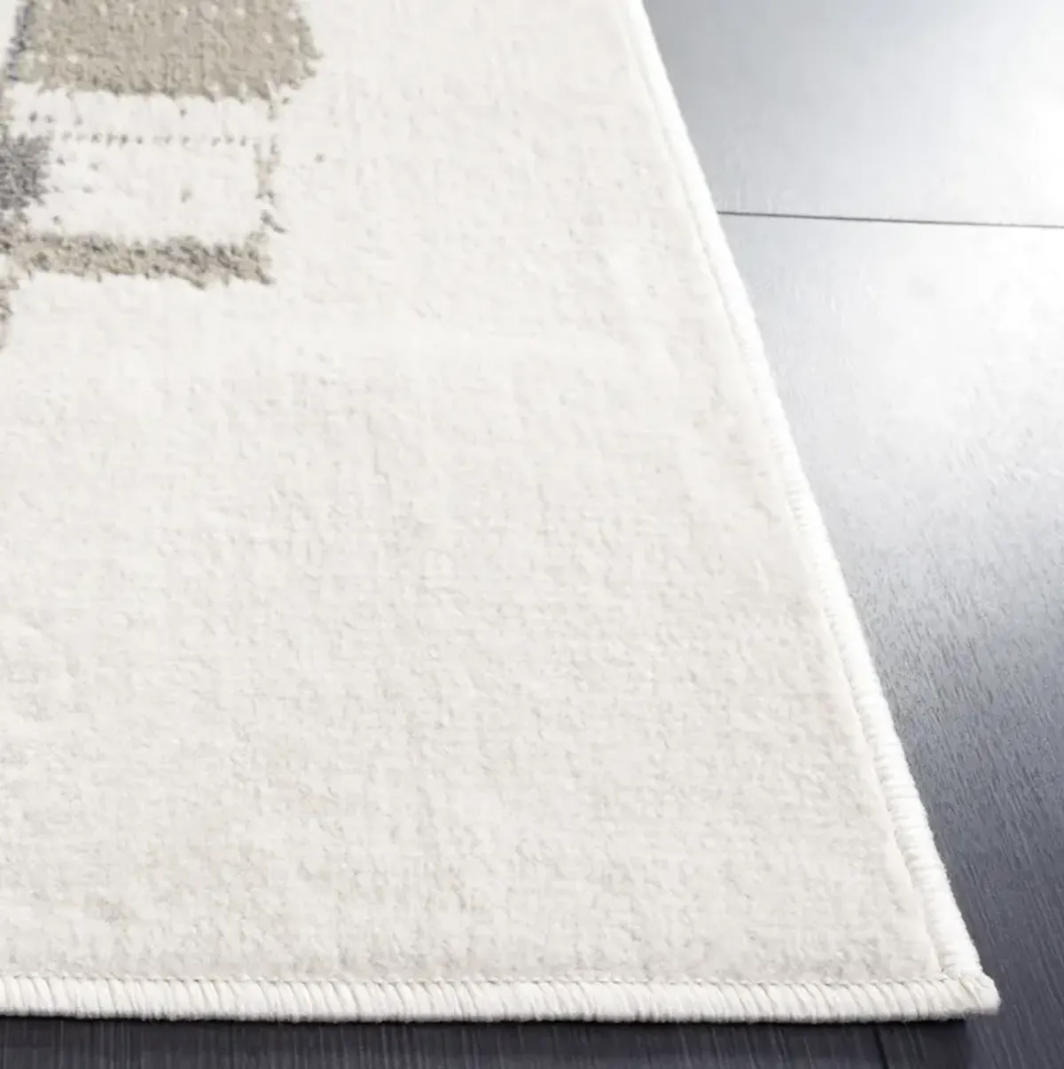 PYRAMID 229 IVORY  8' x 10' Large Rectangle Rug