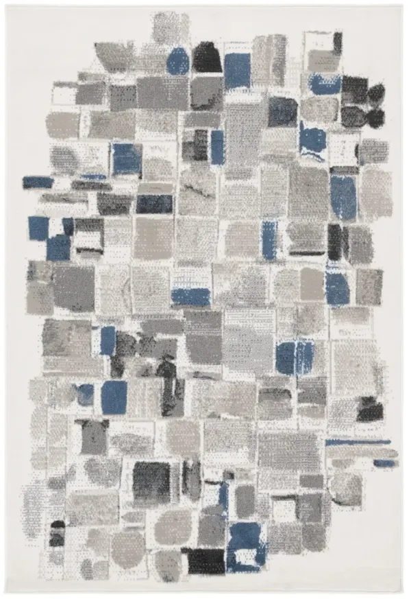 PYRAMID 229 IVORY  8' x 10' Large Rectangle Rug