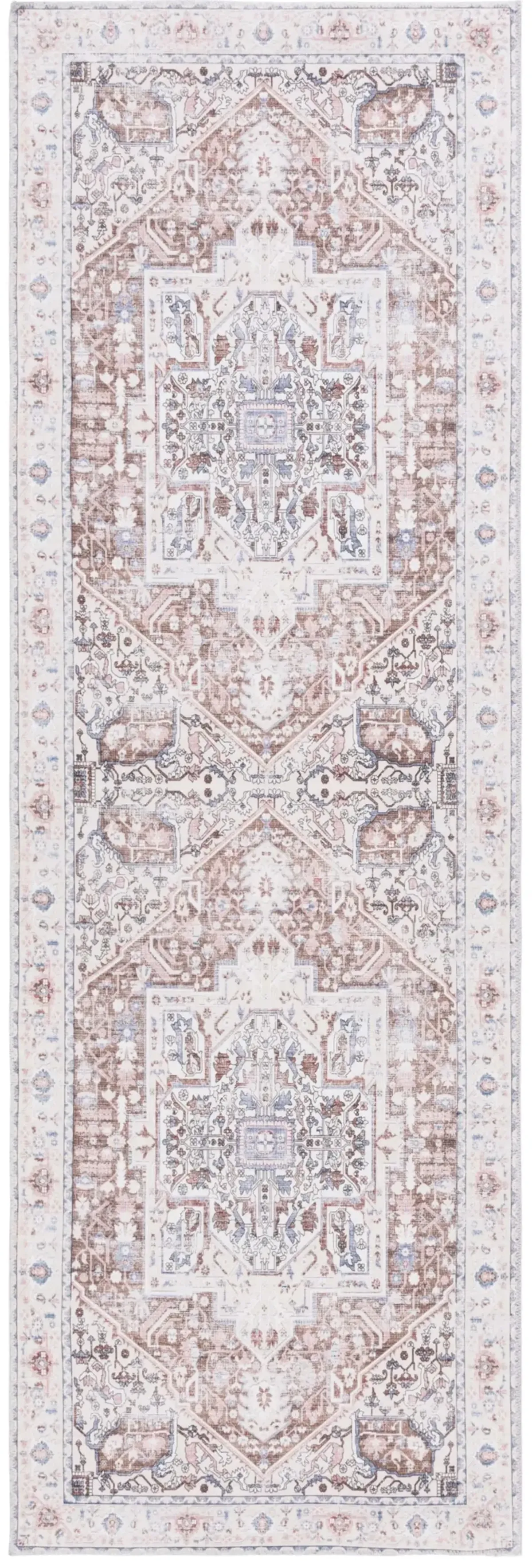 ARIZONA 109 TAUPE  2'-6' x 12' Runner Rug