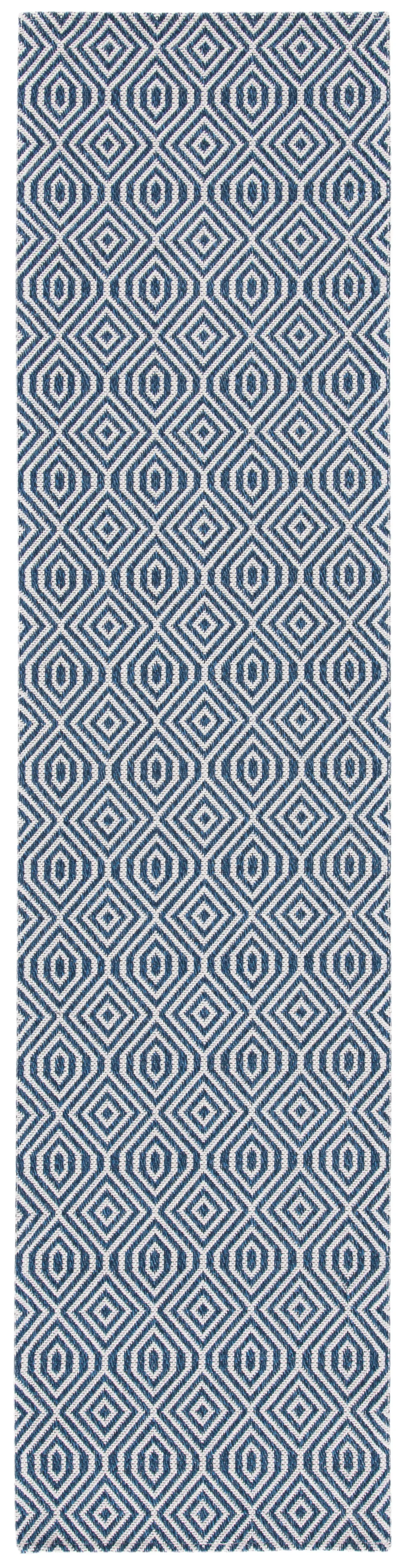 AUGUSTINE 401 NAVY  2' x 8' Runner Rug