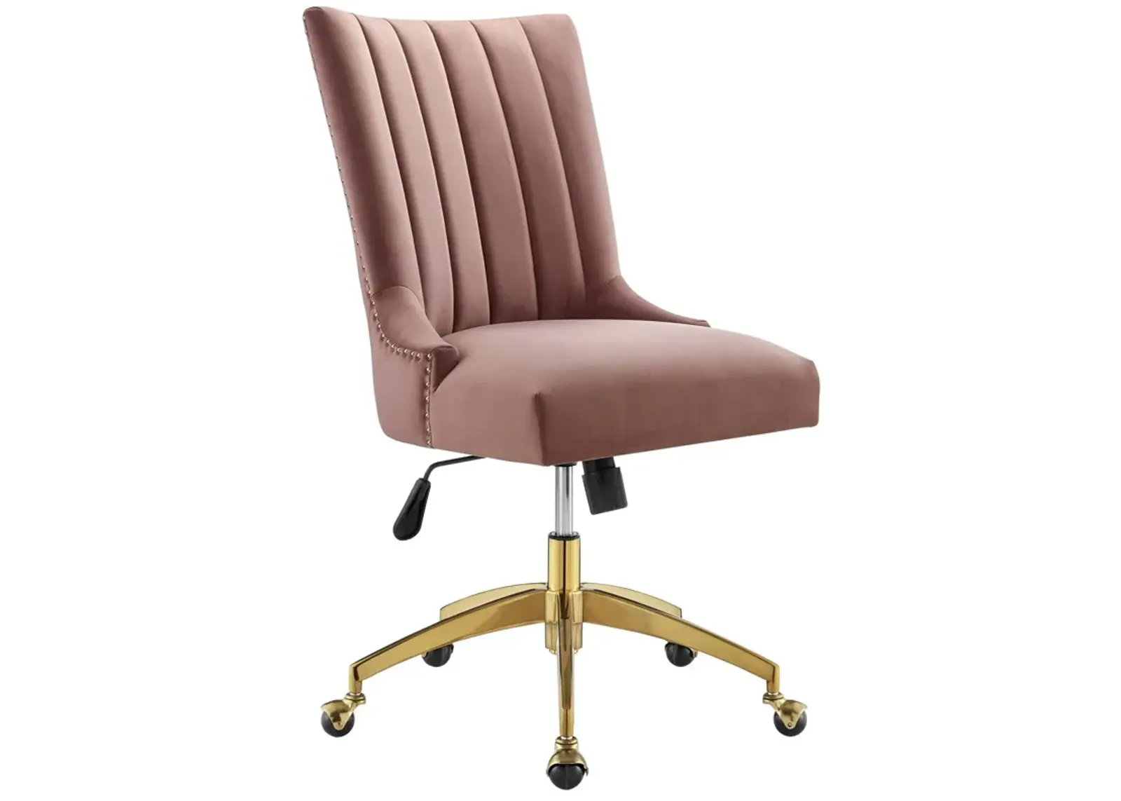 Empower Channel Tufted Performance Velvet Office Chair