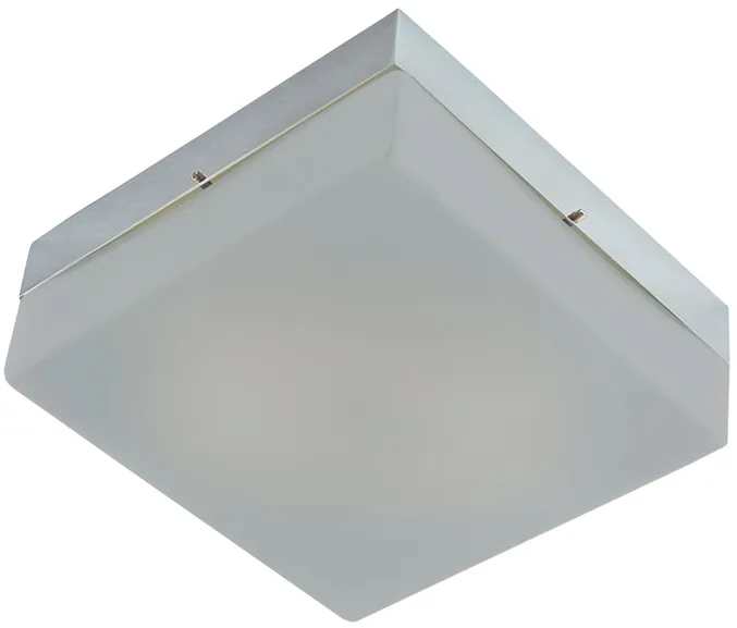 Quad 5" Wide 1-Light Flush Mount - Gray