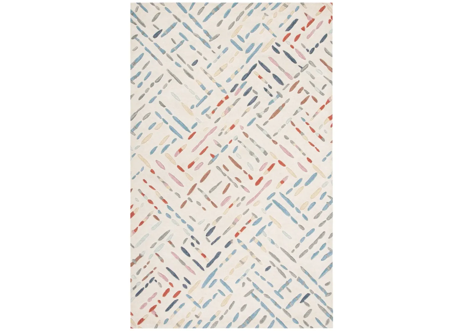 METRO 252 IVORY  2' x 3' Accent Rug