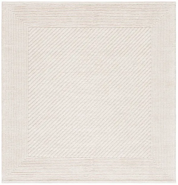 NATURA 450 IVORY 4' x 4' Square Square Rug