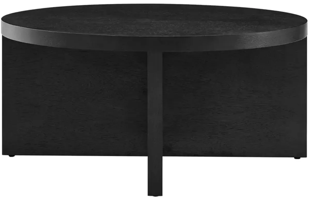 Silas Round Mango Wood Coffee Table