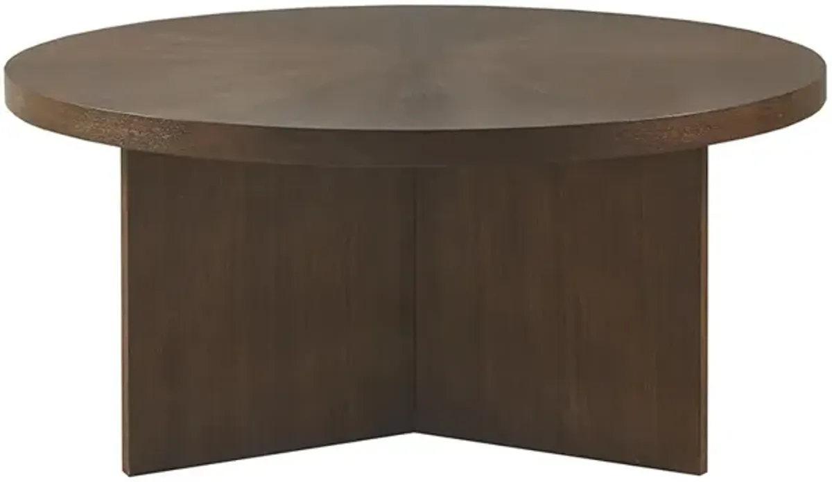 Martha Stewart Sadie Brown Round Coffee table