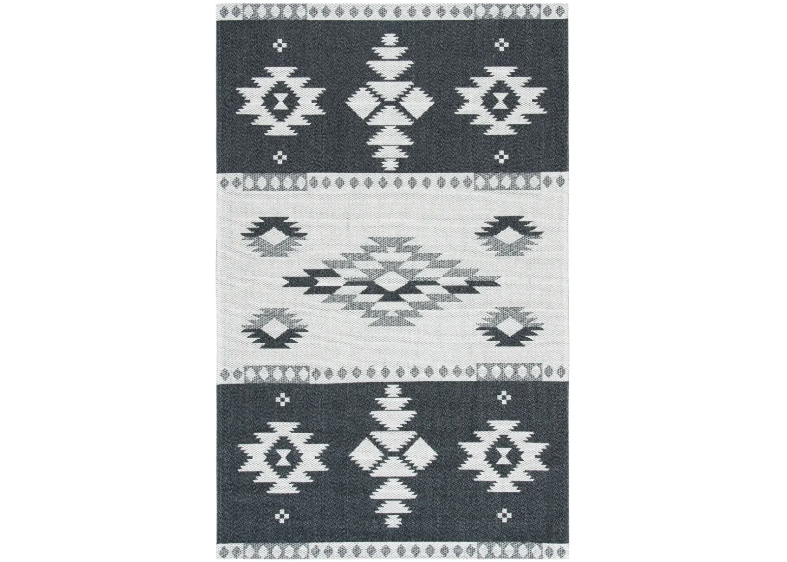 AUGUSTINE 426 BLACK  2'-10' x 5' Runner Rug