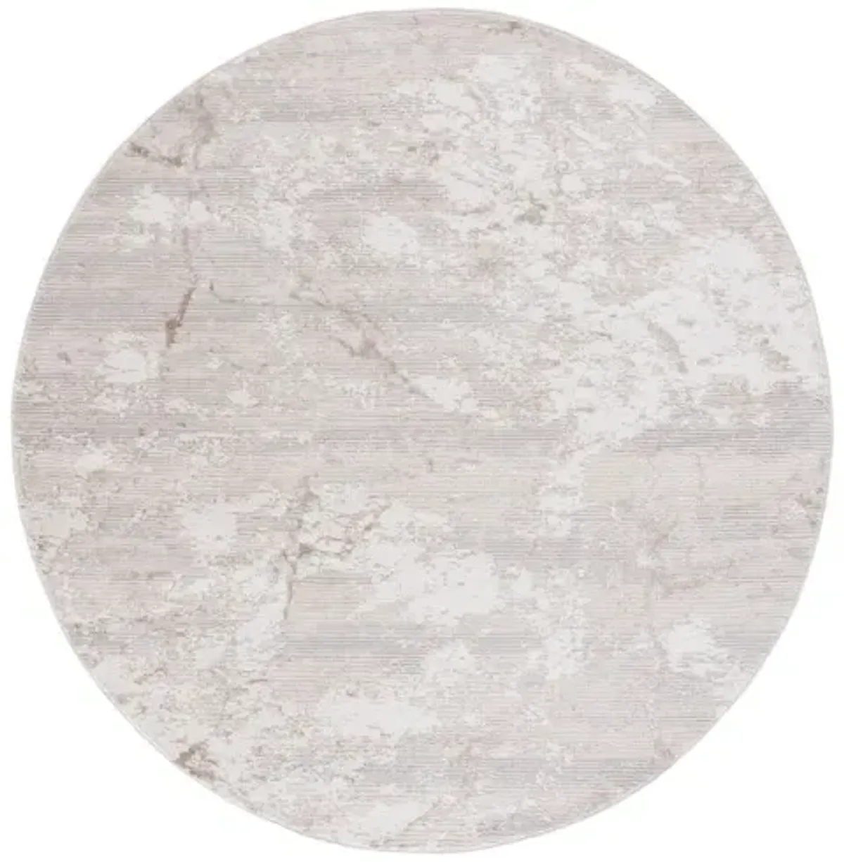 HANNA 112 Beige 6'-7' X 6'-7' Round Round Rug