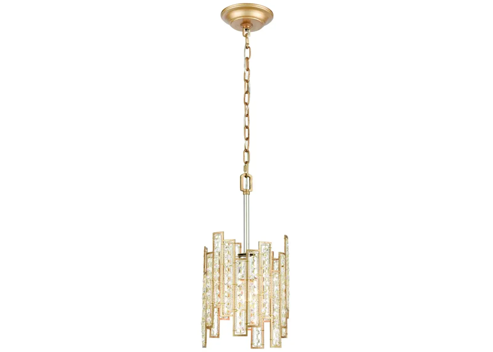 Equilibrium 8" Wide 1-Light Mini Pendant - Polished Nickel